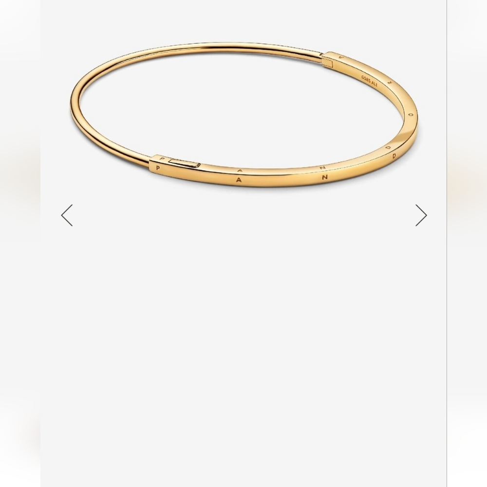 Pandora Signature I-D Bangle Bracelet